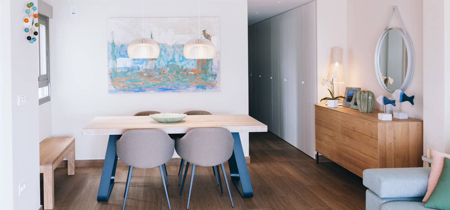 Salón comedor : comedores de estilo minimalista de oslätt | homify Salón comedor : comedores de estilo minimalista de oslätt | homify