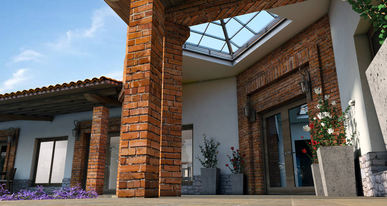 Diseño de fachadas interiores: pasillos y recibidores de ...