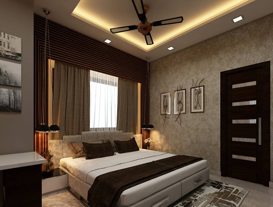 Amanora Park Pune - Pent House, DECOR DREAMS DECOR DREAMS Bedroom