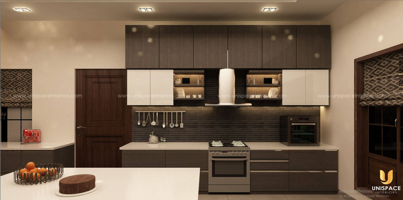 CONTEMPORARY INTERIORS BUNGALOW -RESIDENCE-VILLA INTERIOR-KITCHEN UNISPACE INTERIOR