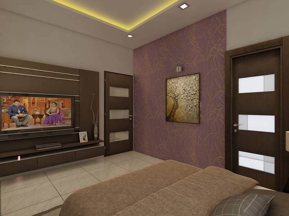 Bedroom homify Modern style bedroom