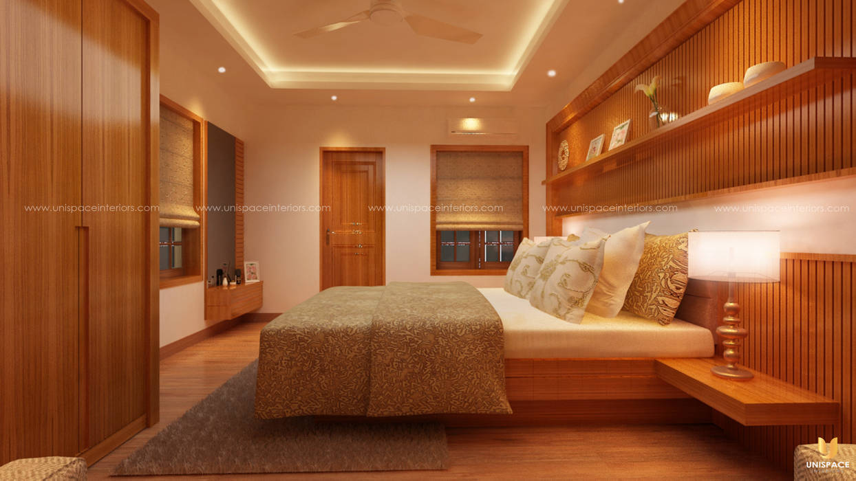 CONTEMPORARY INTERIORS BUNGALOW -RESIDENCE-VILLA INTERIOR-BEDROOM UNISPACE INTERIOR