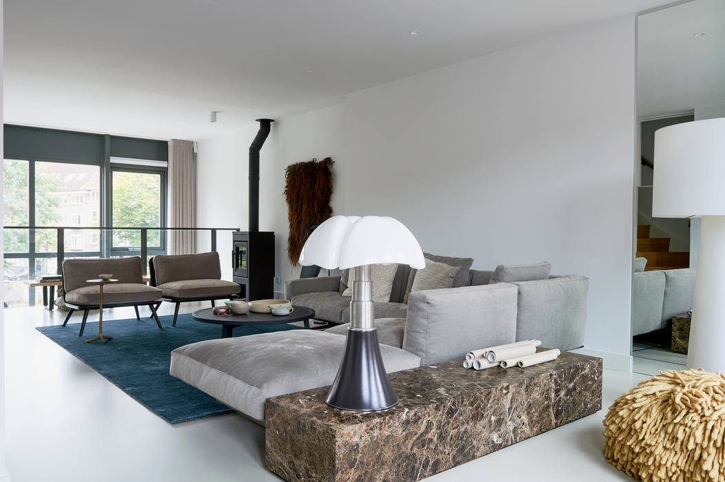 Woonhuis Amsterdam Baden Baden Interior Moderne woonkamers Interior design,Styling,Massimo,Fredericia,Flexform