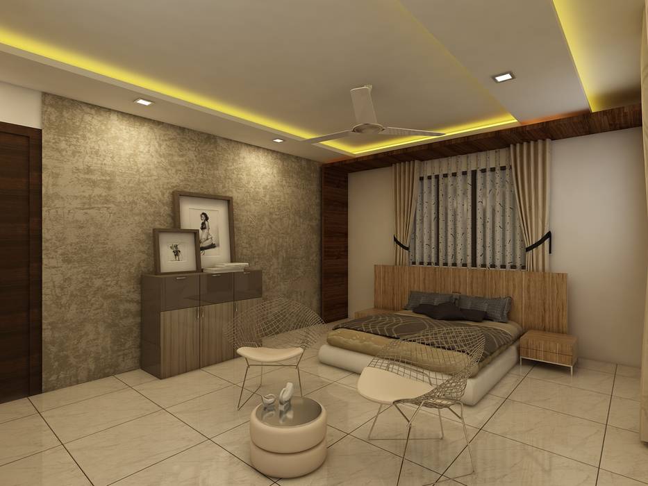 Bedroom homify Modern style bedroom