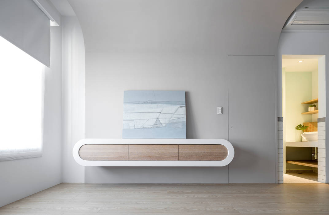 小圓滿, 磨設計 磨設計 Scandinavian style living room