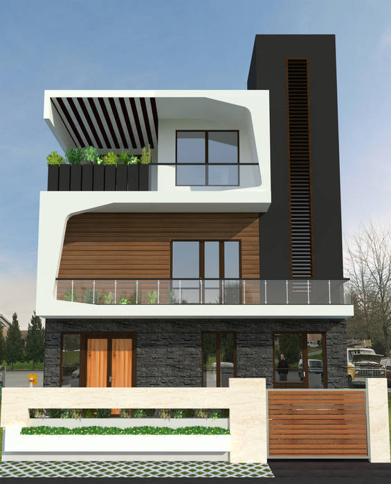 Bihani Residence and Interiors, Studio Rhomboid Studio Rhomboid Casas modernas: Ideas, imágenes y decoración