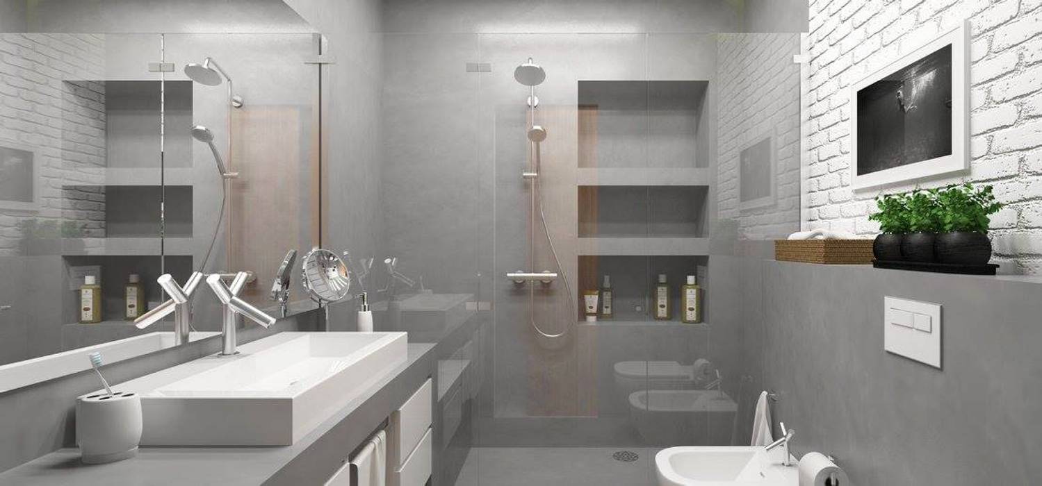 <40MQ, ULA architects ULA architects Bathroom