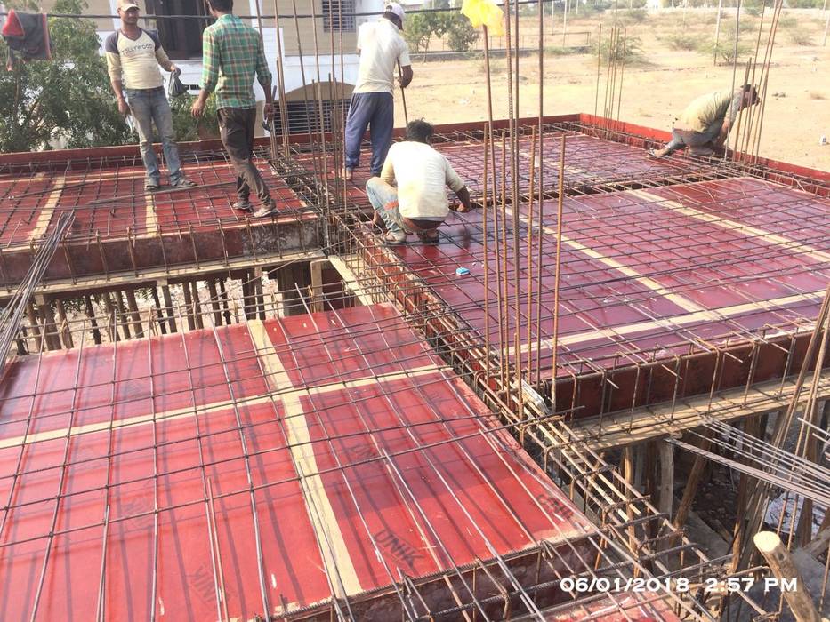Slab shuttering and reinforcement homify