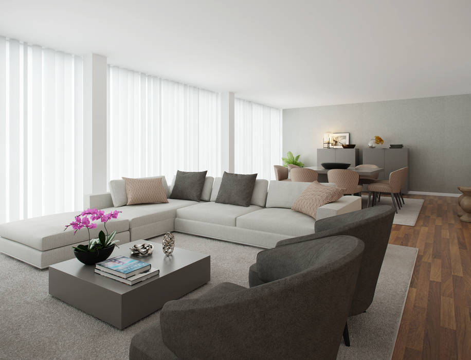 Sala familiar por 411 - design e arquitectura de interiores | homify