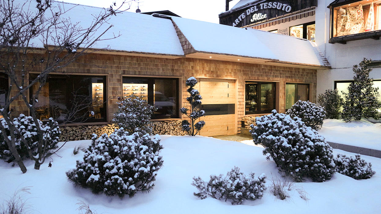 RISTORANTE A CORVARA, RI-NOVO RI-NOVO Bedrijfsruimten Hout Hout Kantoor- & winkelruimten