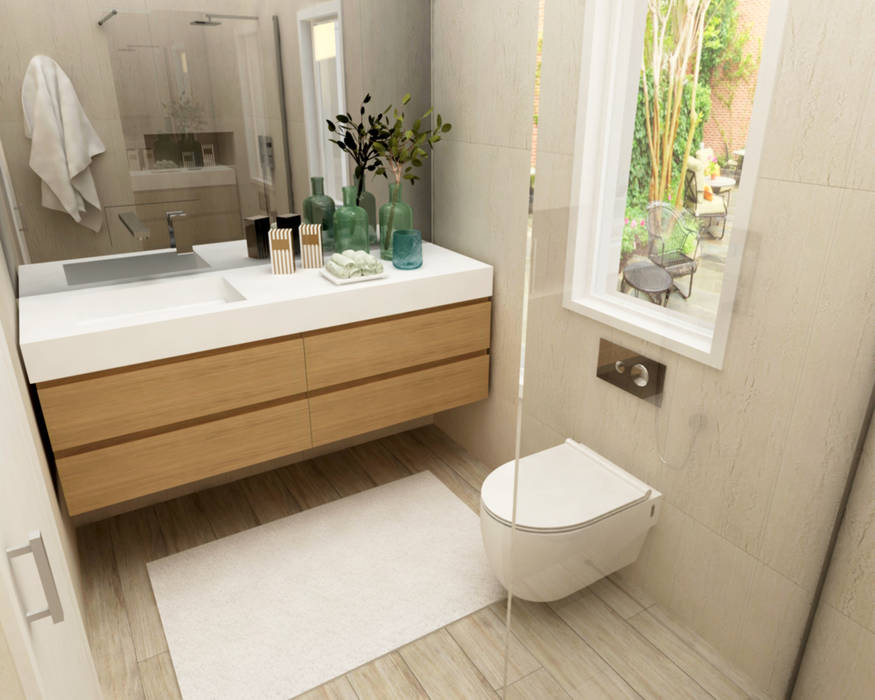 Ambientes 3D de casas de banho Smile Bath, Smile Bath S.A. Smile Bath S.A. Modern bathroom