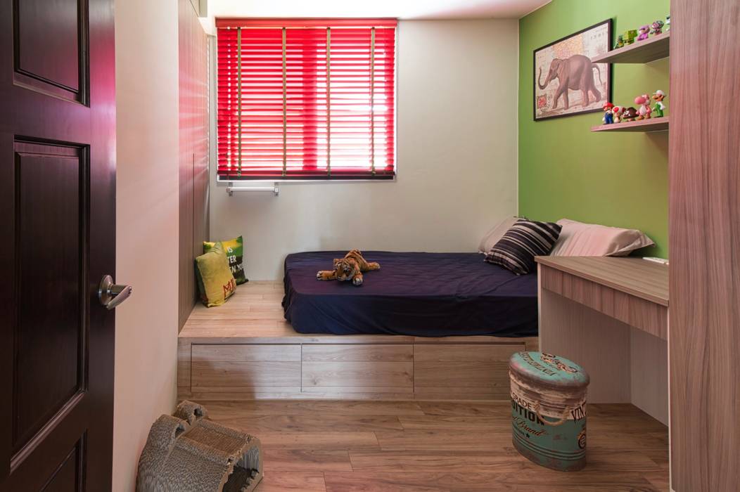 玩顏色, 澄月室內設計 澄月室內設計 ห้องนอน