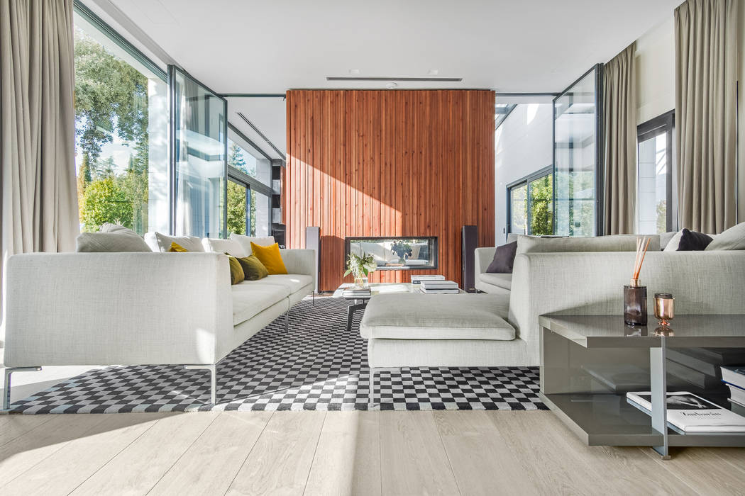 Chalet La Moraleja II, Tarimas de Autor Tarimas de Autor Modern Living Room Wood Wood effect