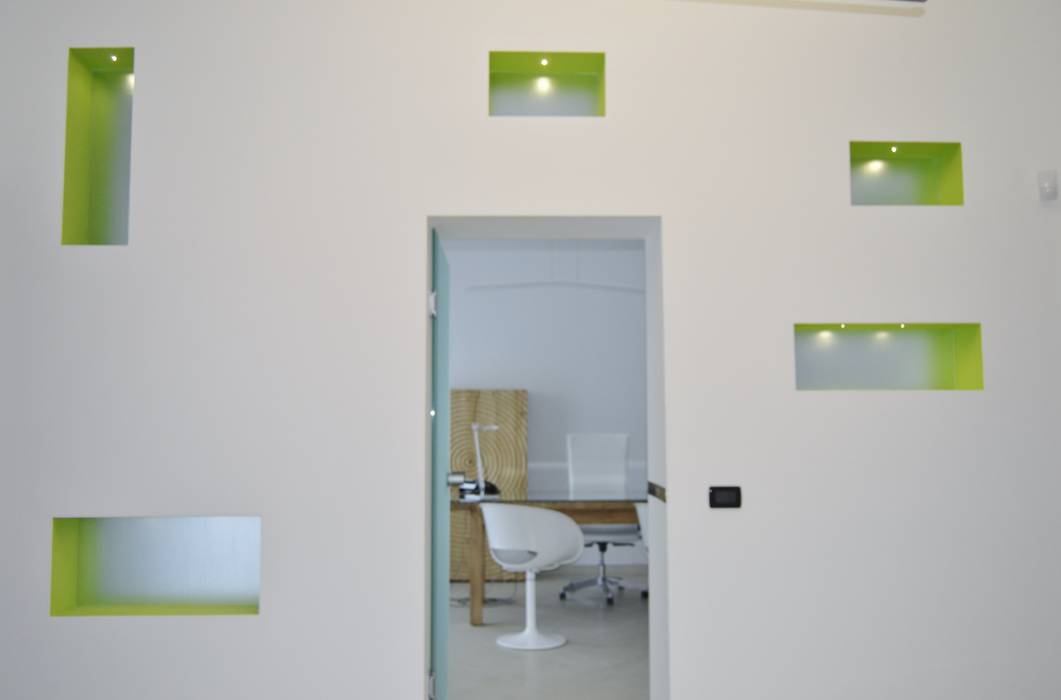 Neo Office, Nap Design Nap Design Pareti & Pavimenti in stile minimalista