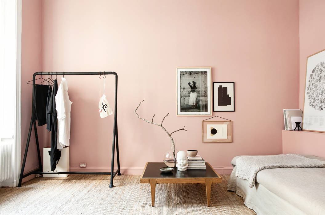 Trendfarbe Hortensie homify Moderne Schlafzimmer Pink rosa,rose,wandfarbe,dispersion