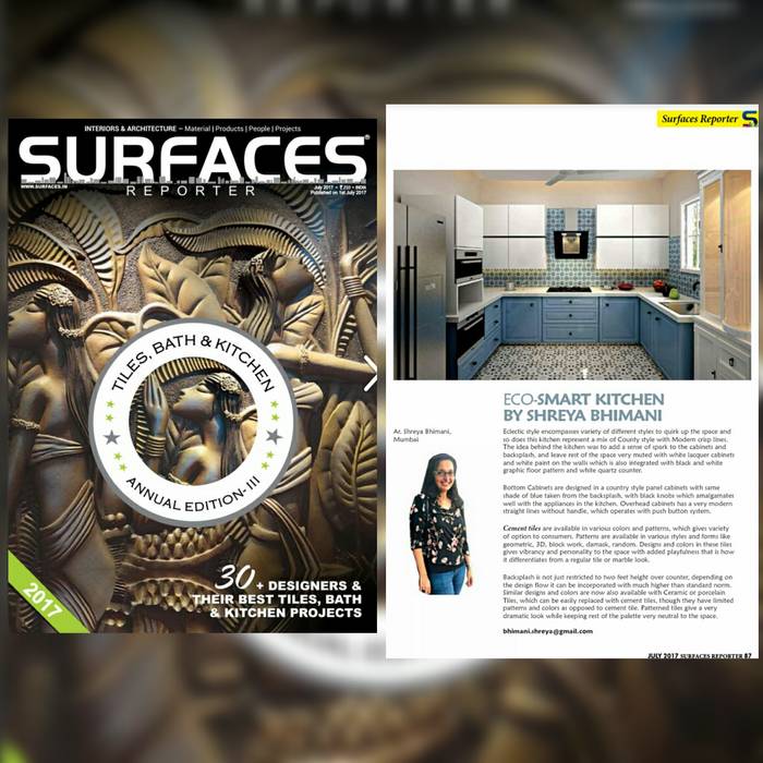 Surface Magazine Shreya Bhimani Designs Kitchen units Wood Wood effect