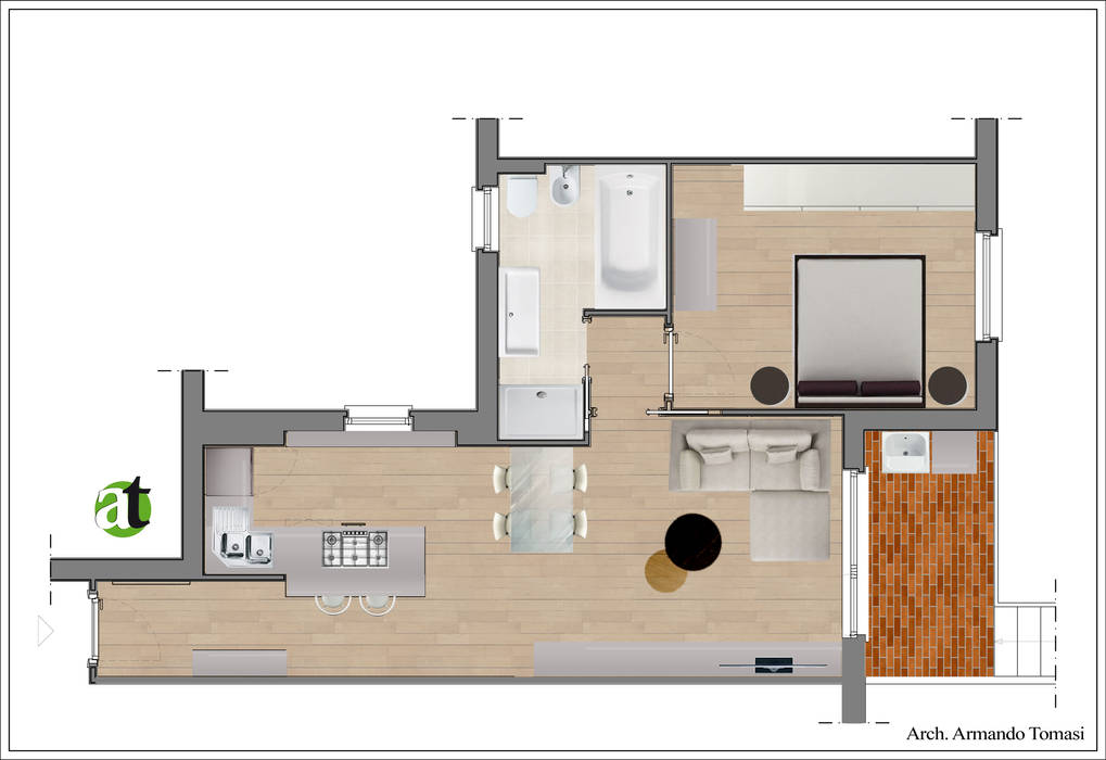 Ristrutturazione Marx, Armando Tomasi Architetto Armando Tomasi Architetto منزل عائلي كبير