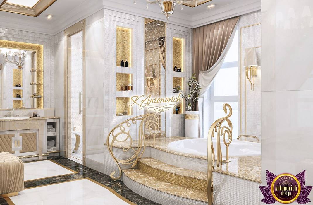 ​The philosophy of exclusive luxury from Katrina Antonovich, Luxury Antonovich Design Luxury Antonovich Design Classic style bathroom