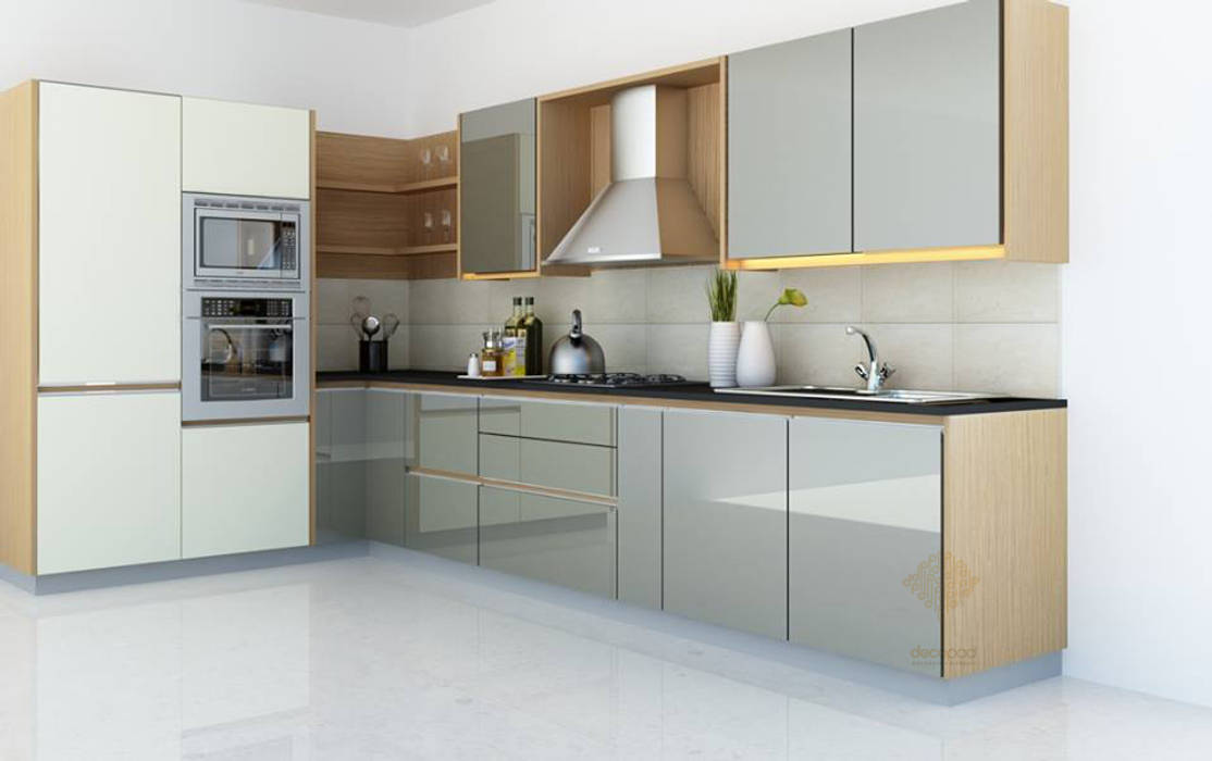 MIA Kitchen Decopad Interiors 現代廚房設計點子、靈感&圖片 收納櫃與書櫃