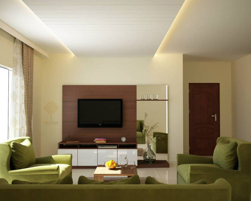 TV Unit – Cogent Decopad Interiors Modern living room TV stands & cabinets
