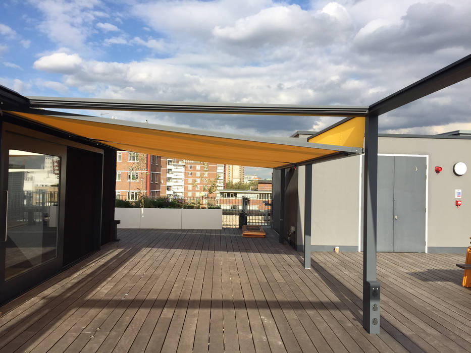 Roof Top Office Area Flybird Installations Ltd Modern Terrace