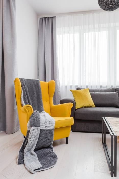 AIN projektowanie wnętrz Scandinavian style living room