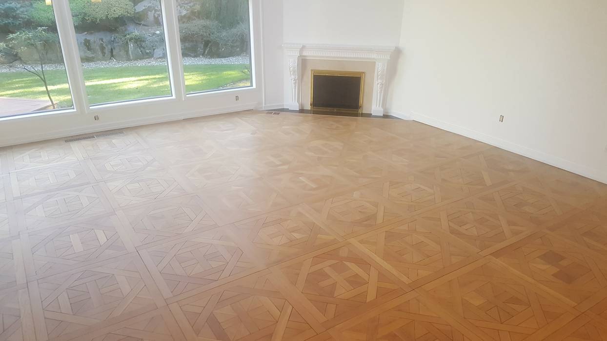 White Oak with Rubio Monocoat Natural Finish, Shine Star Flooring Shine Star Flooring Klassieke woonkamers