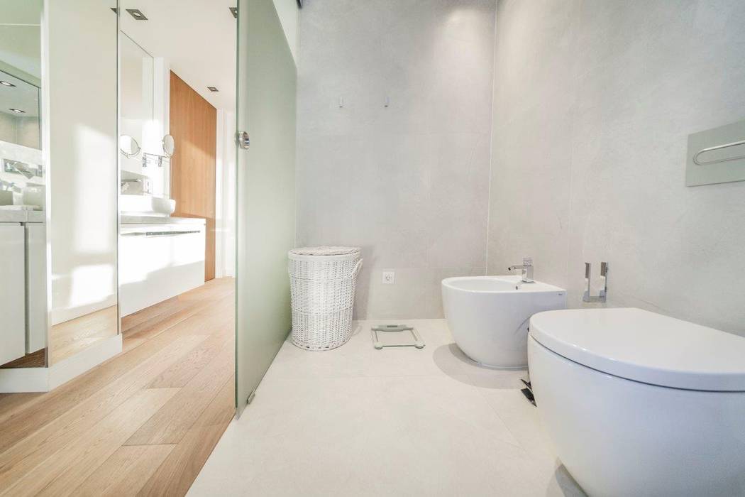 REFORMA INTEGRAL EN ZURBANO, MADRID. , DOMUS NOVA DOMUS NOVA Modern Bathroom