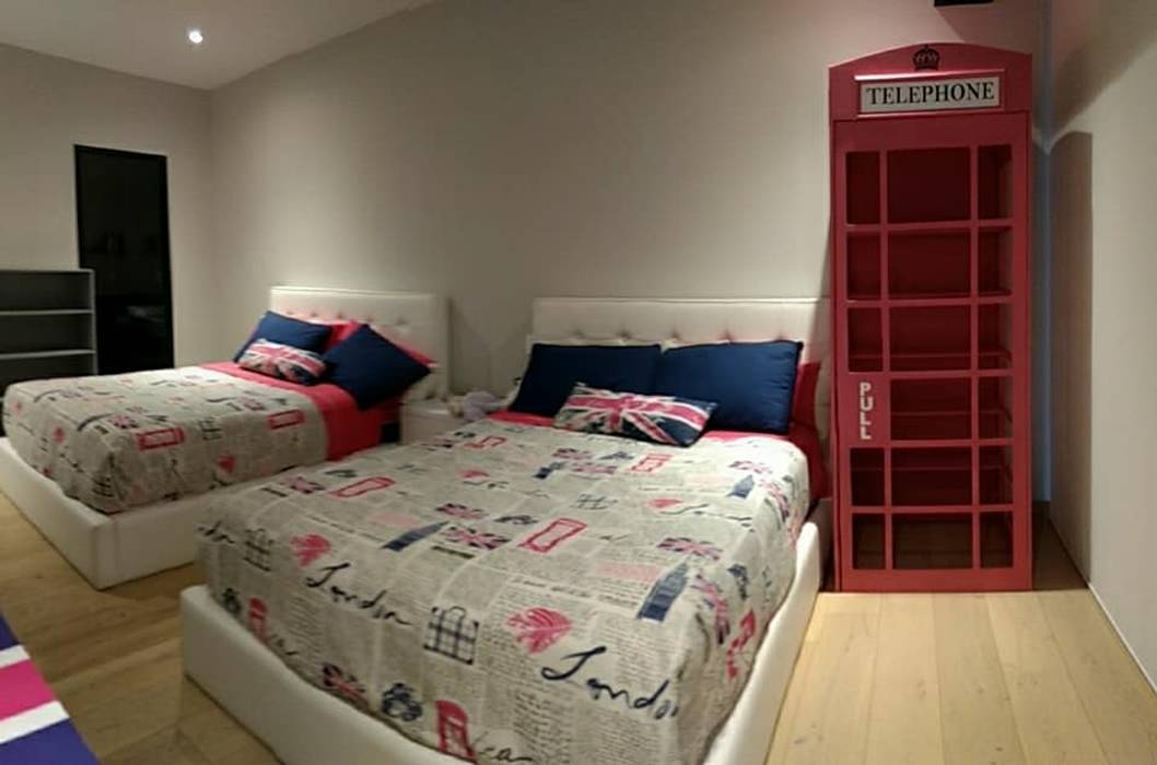 Recamara Infantil Londres, Divan ingenieria Divan ingenieria Modern nursery/kids room Beds & cribs