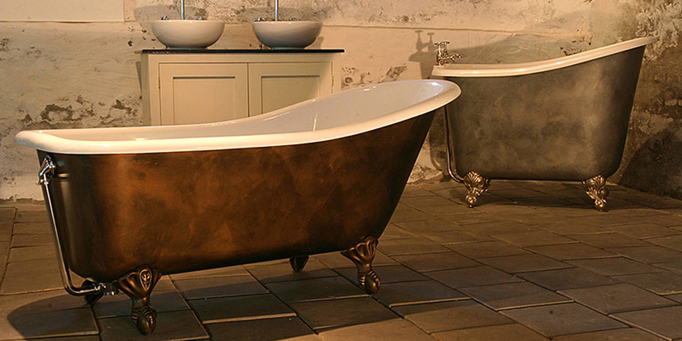 ​Showroom in oude schuur, verrassende locatie, Albion Bath Company NL Albion Bath Company NL Country style bathroom