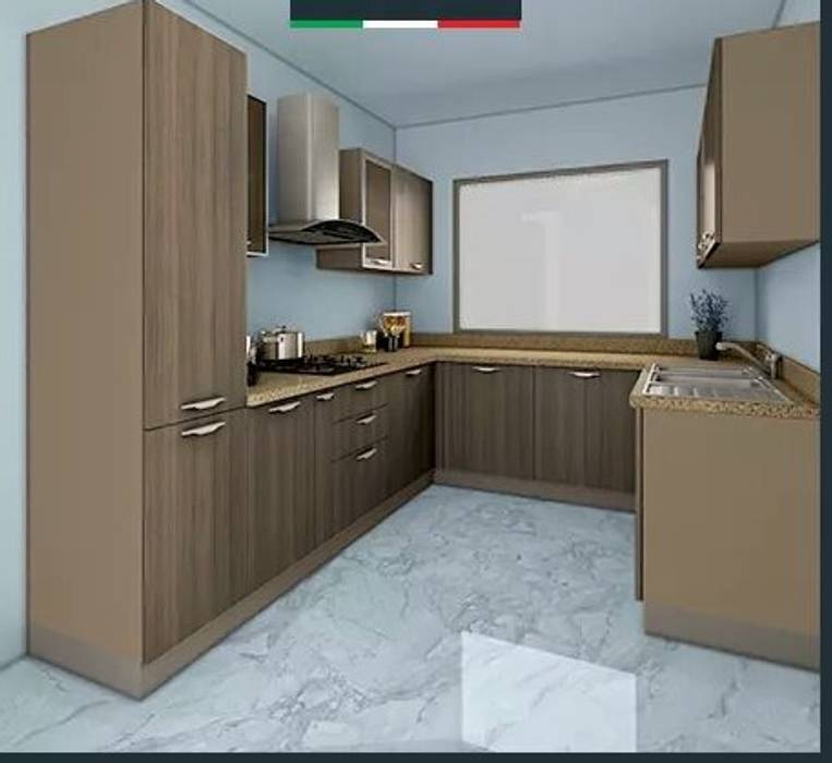 Modular Kitchen with Decorative Lights, Interior Decorators Jaipur Interior Decorators Jaipur