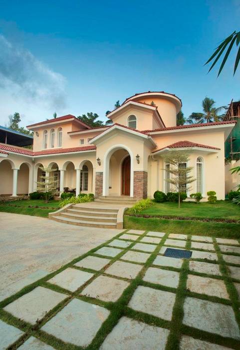 The House of Arches, S Squared Architects Pvt Ltd. S Squared Architects Pvt Ltd. Bungalows Ladrillos