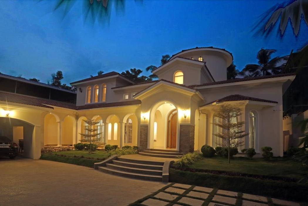 The House of Arches, S Squared Architects Pvt Ltd. S Squared Architects Pvt Ltd. Mediterranean style house