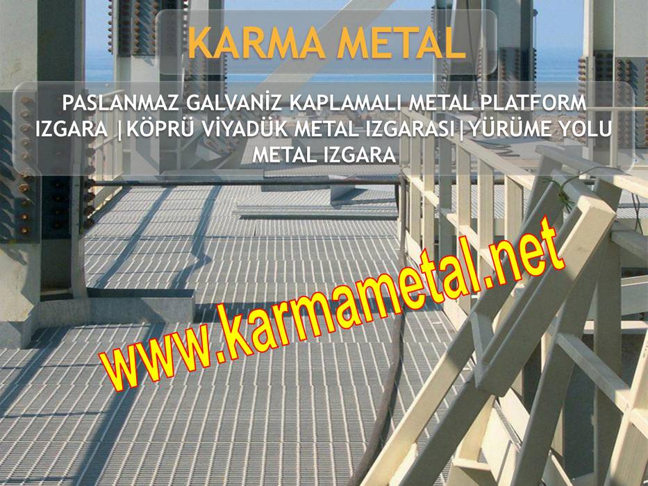 Karma Metal Galvaniz Kaplamali Metal Platform Izgara Kedi Yolu Izgarasi Petek Izgara Cesitleri Tam Gecme Yarim Gecme Izgara Kanal Izgarasi Karma Metal Endustriyel Homify
