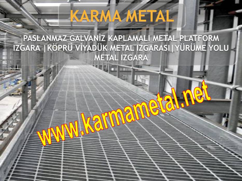 Karma Metal Galvaniz Kaplamali Metal Platform Izgara Kedi Yolu Izgarasi Petek Izgara Cesitleri Tam Gecme Yarim Gecme Izgara Kanal Izgarasi Karma Metal Endustriyel Homify