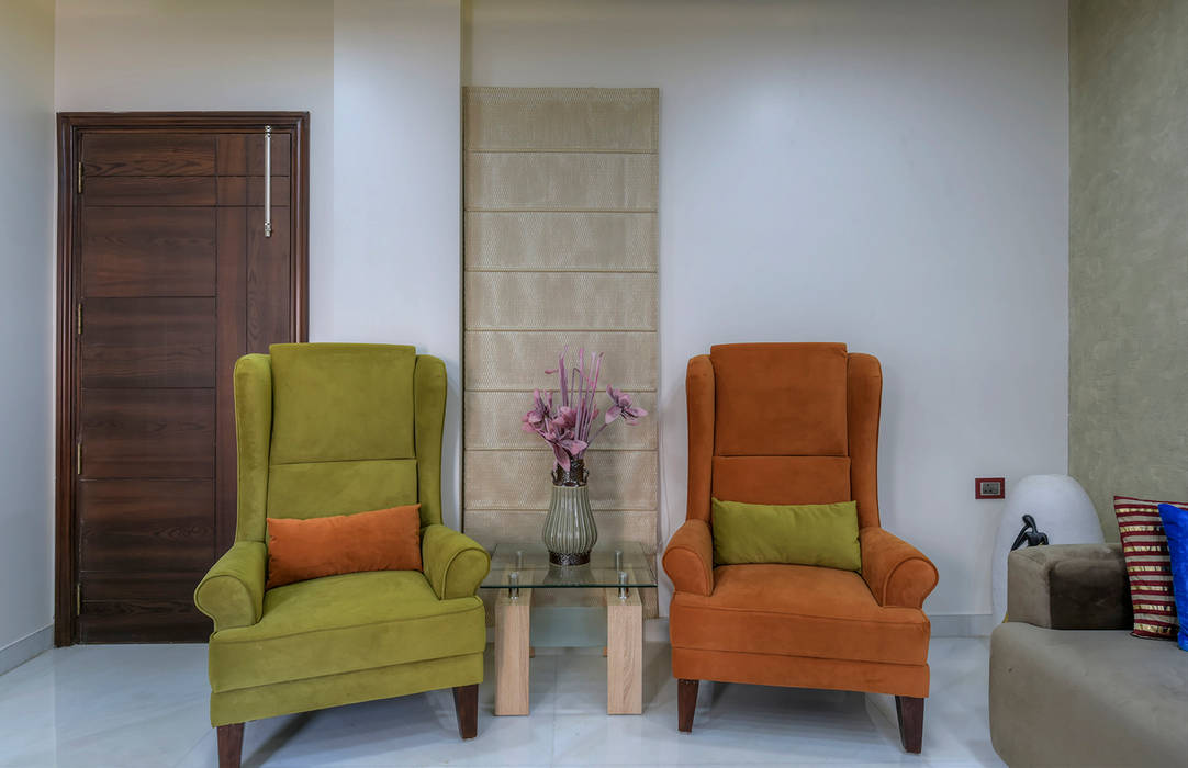Residential Project, shritee ashish & associates shritee ashish & associates Modern living room Sofas & armchairs