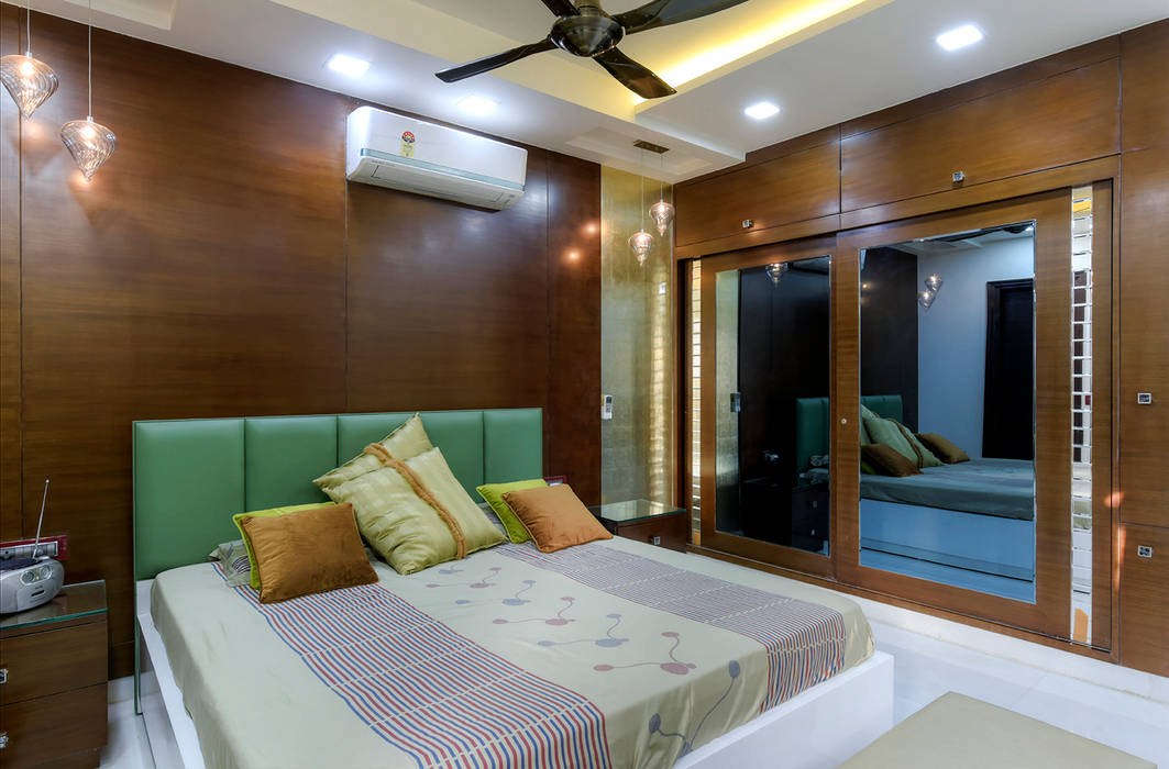 Residential Project, shritee ashish & associates shritee ashish & associates Modern style bedroom Beds & headboards