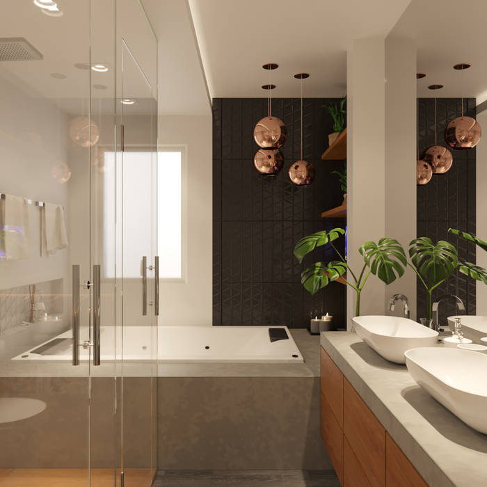 homify Modern Banyo