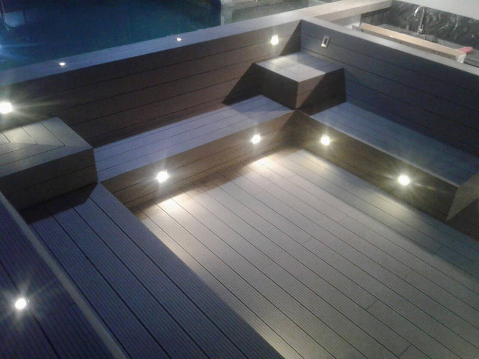 INSTALACIÓN DE PISO DECK, Skyfloor Skyfloor مسبح حديقة