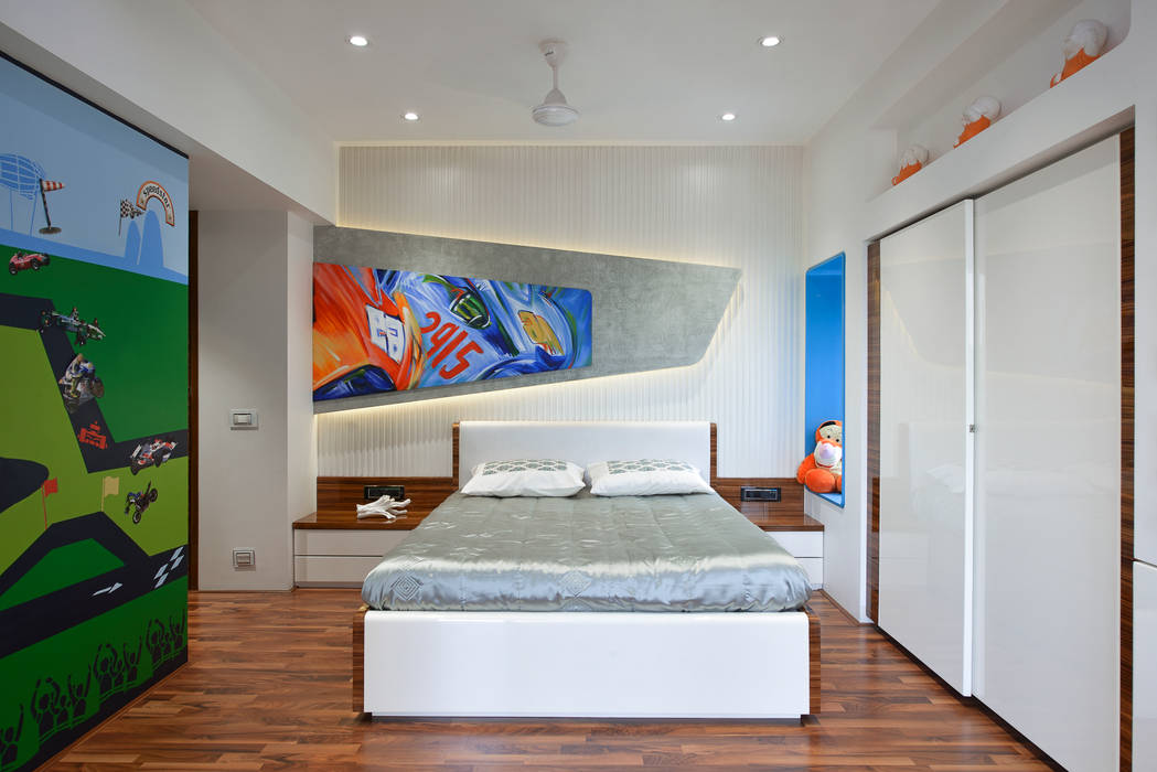 White Haven, Milind Pai - Architects & Interior Designers Milind Pai - Architects & Interior Designers Chambre garçon