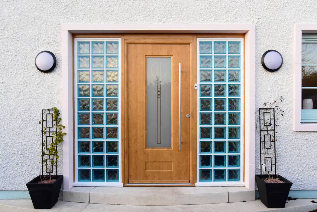 Front Door Roundhouse Architecture Ltd Front doors Wood Wood effect