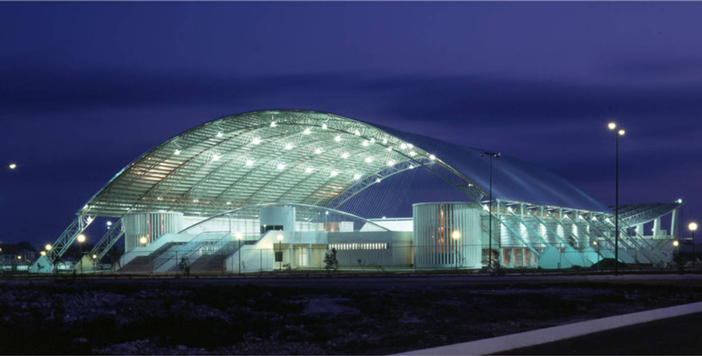 Unidad Deportiva Olímpica, Inalambrica, Duarte Aznar Arquitectos Duarte Aznar Arquitectos Commercial spaces Iron/Steel Stadiums