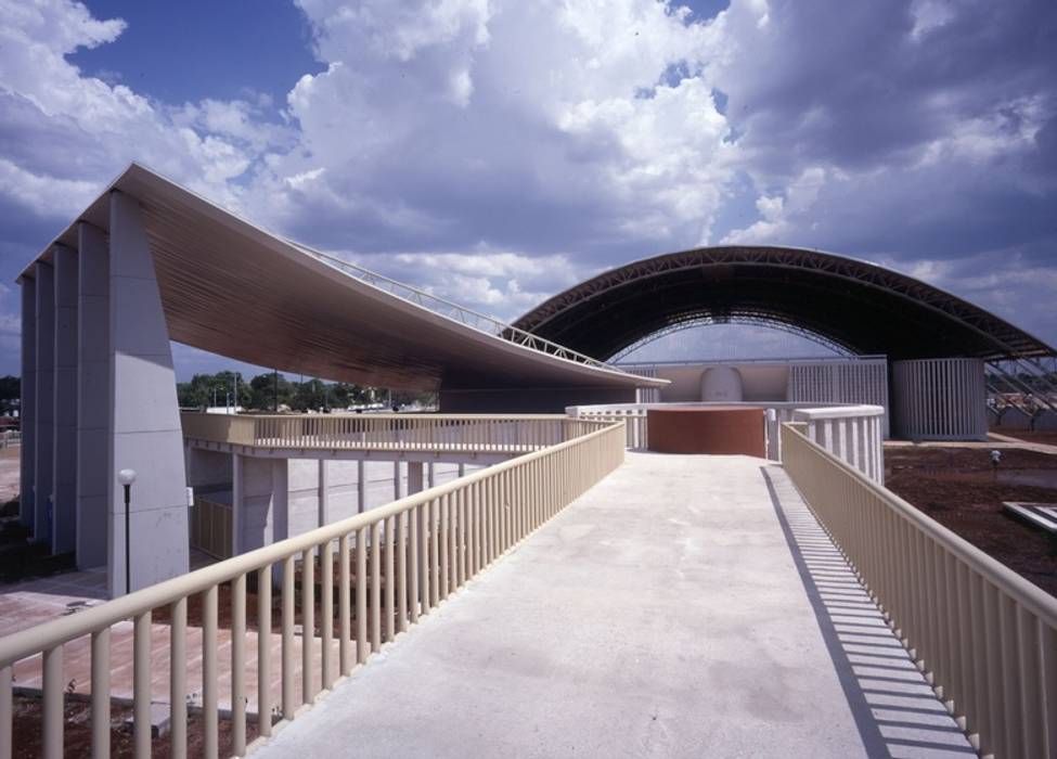 Unidad Deportiva Olímpica, Inalambrica, Duarte Aznar Arquitectos Duarte Aznar Arquitectos Commercial spaces Iron/Steel Stadiums