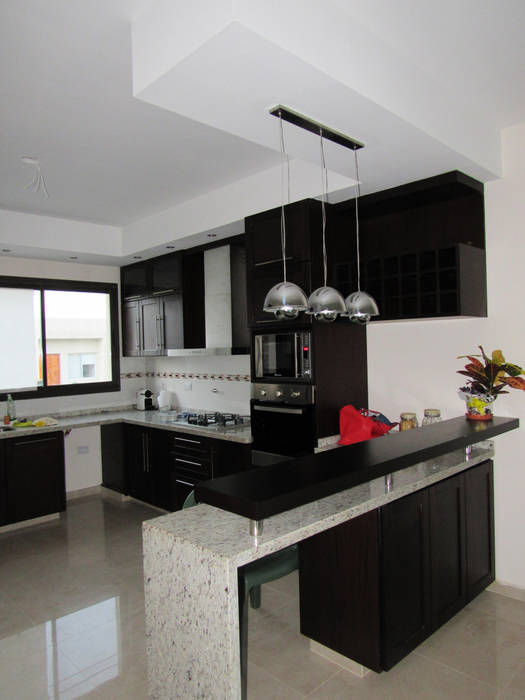 VIVIENDA EG, BVS+GN ARQUITECTURA BVS+GN ARQUITECTURA Kitchen units