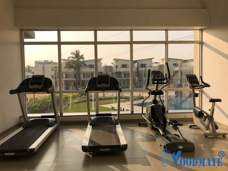 Villa Project at Renaissance Nature Walk, Deccan Structural Systems Pvt. Ltd. Deccan Structural Systems Pvt. Ltd. Modern gym