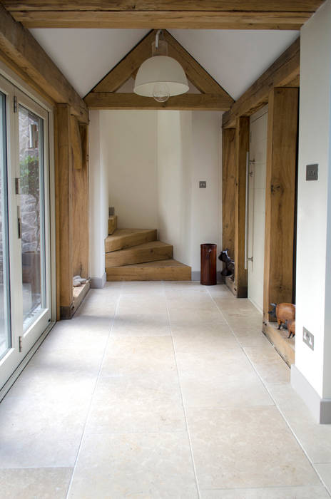 Country Cottage Dijon Tumbled Limestone Country Style Corridor