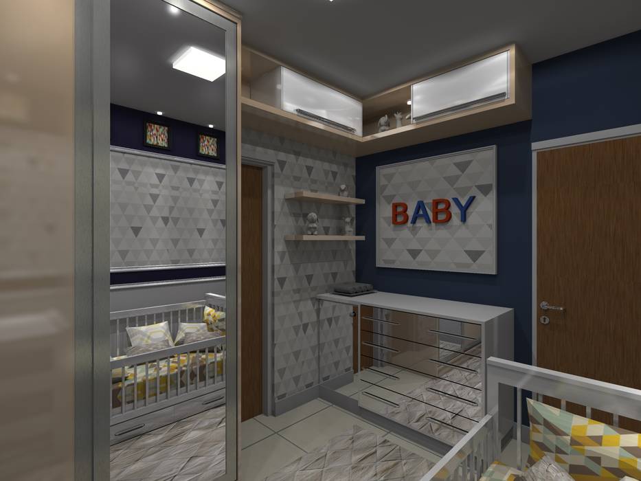 Quarto do Bebê , Arquiteto Lucas Lincoln Arquiteto Lucas Lincoln Baby room