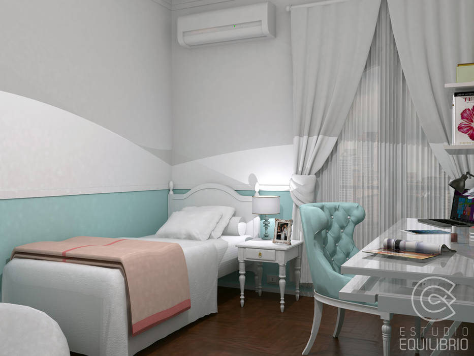 Proyecto Habitación Florencia, Estudio Equilibrio Estudio Equilibrio Classic style bedroom