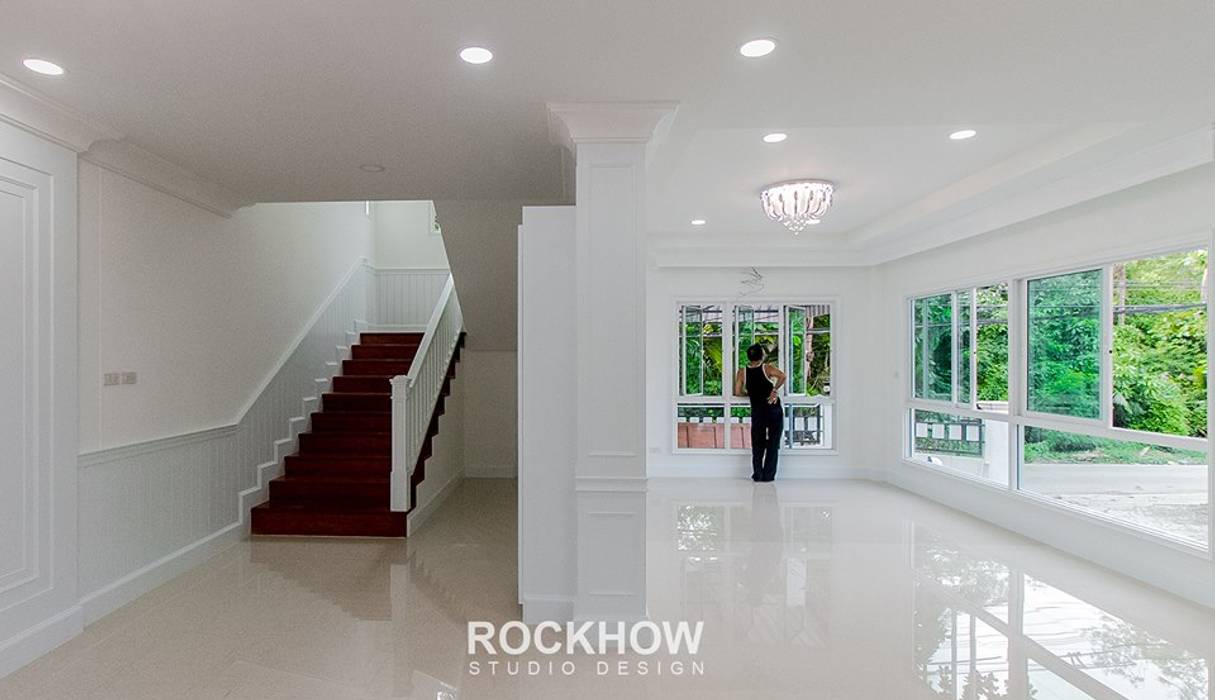 งานออกแบบตกแต่งบ้านพักอาศัย, Rockhow Studio Design Rockhow Studio Design สวนภายใน ตกแต่งภายใน