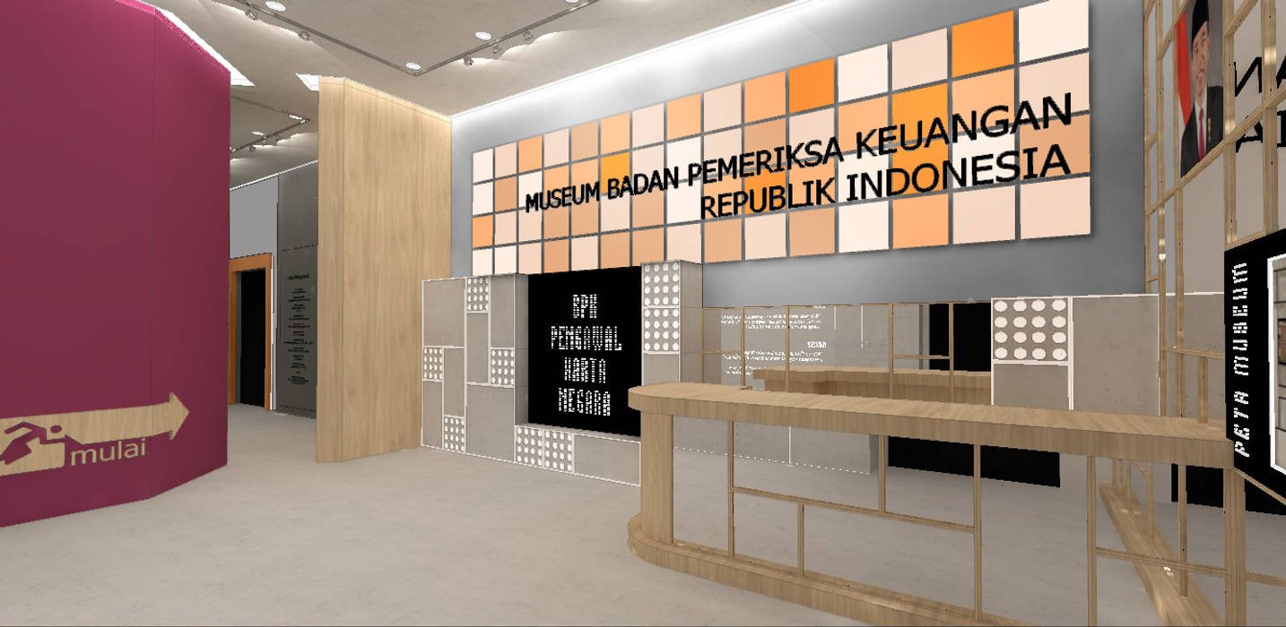 Museum Badan Pemeriksa Keuangan Republik Indonesia, Studio Slenpan Studio Slenpan